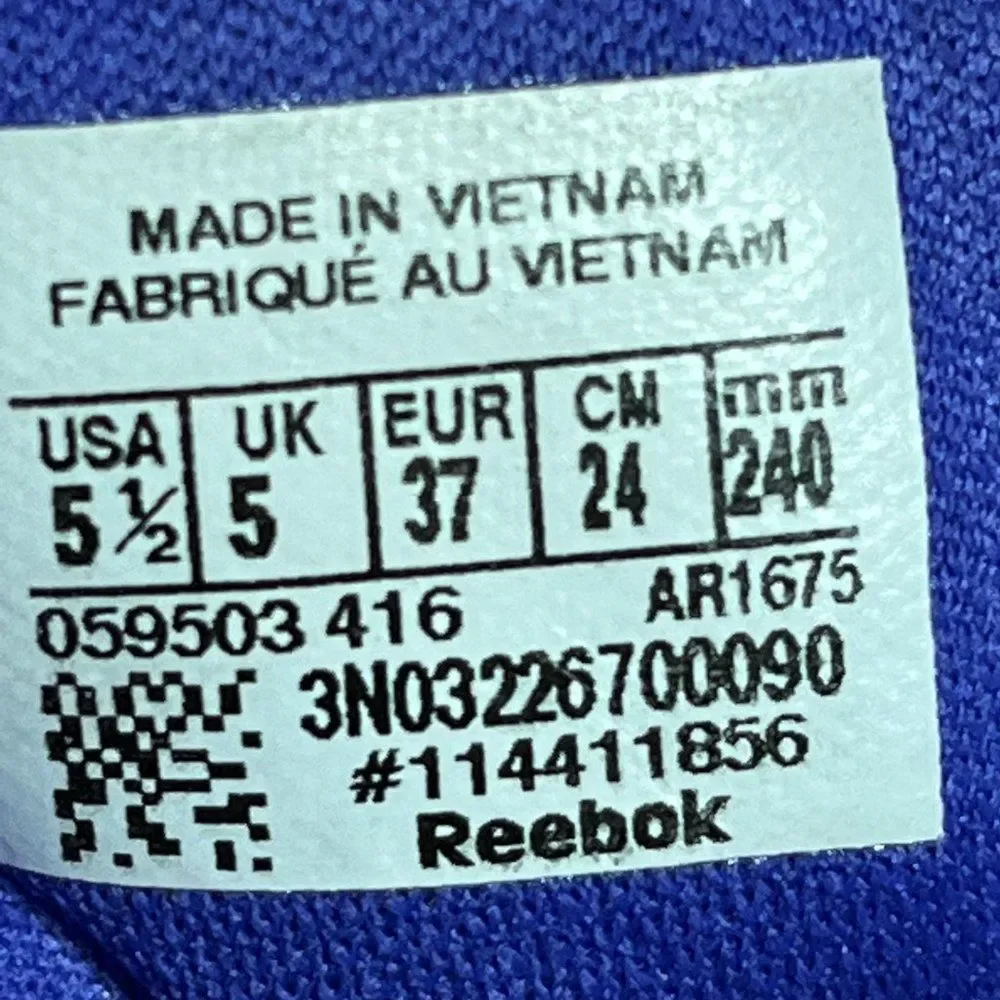 Reebok size we
